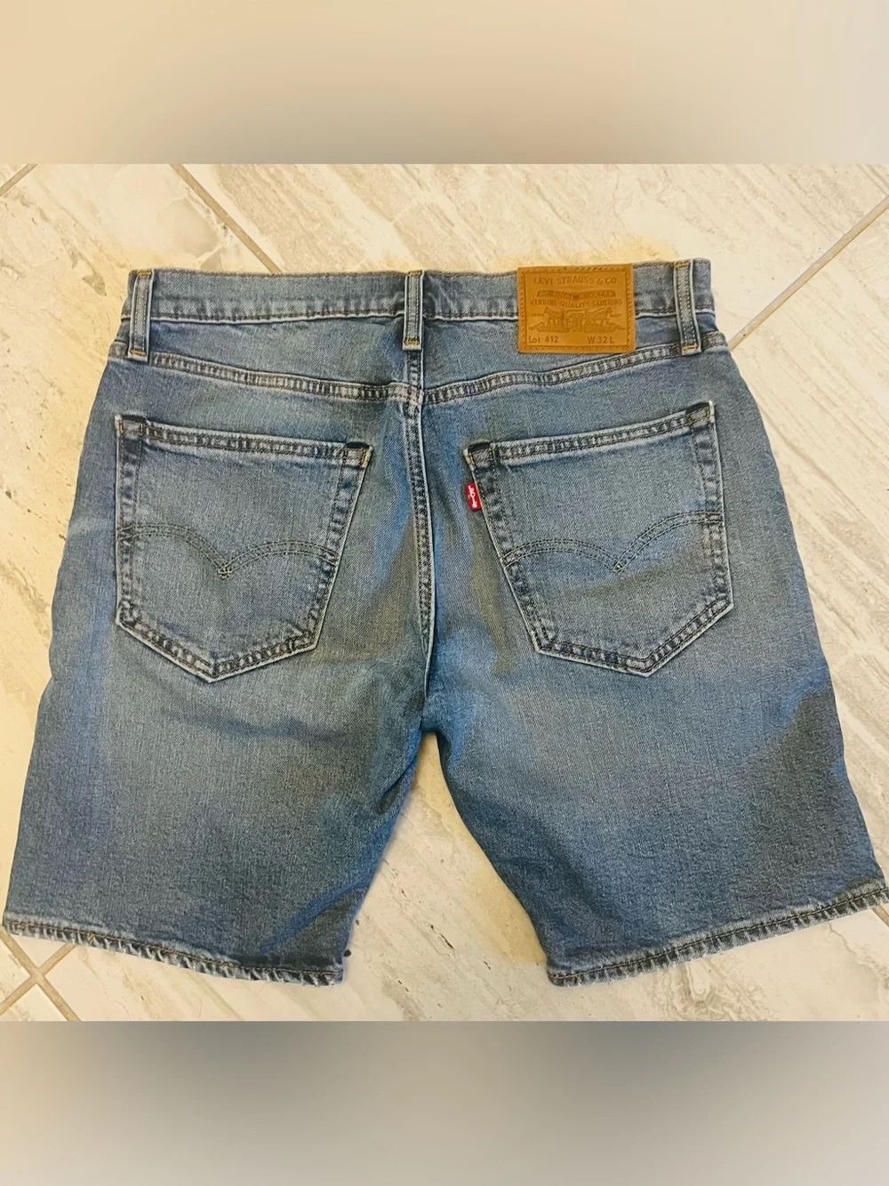 Levi’s Premium 412 Men’s Denim Shorts W32 Blue